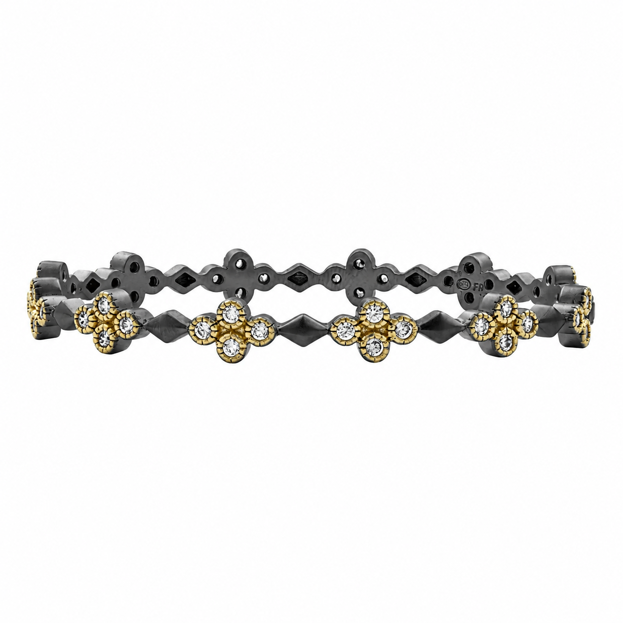 Fleur Bloom Delicate Hinge Bangle