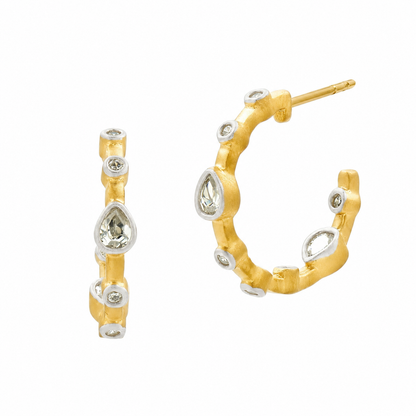 Teardrop Hoop Earrings