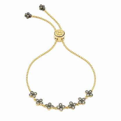 Signature Clover Strand Adjustable Bracelet