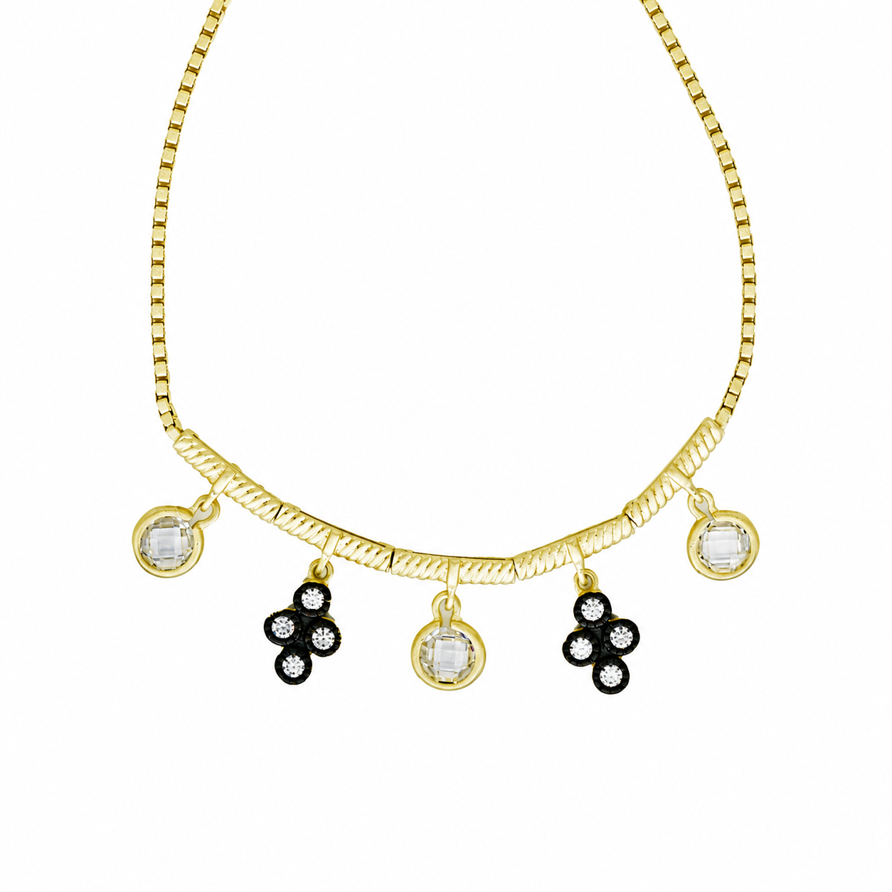 Exclusive Noir Charm Slider Bracelet