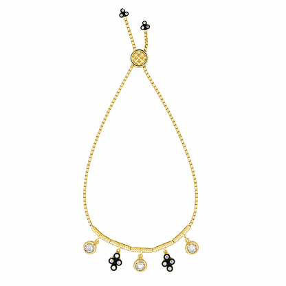 Exclusive Noir Charm Slider Bracelet