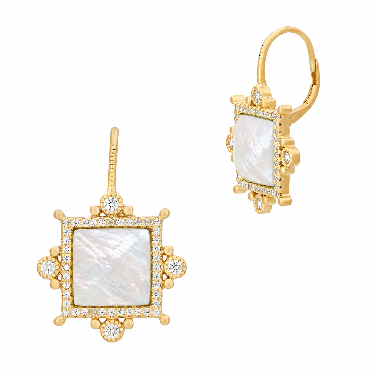 Brooklyn Coast Starburst Leverback Earrings