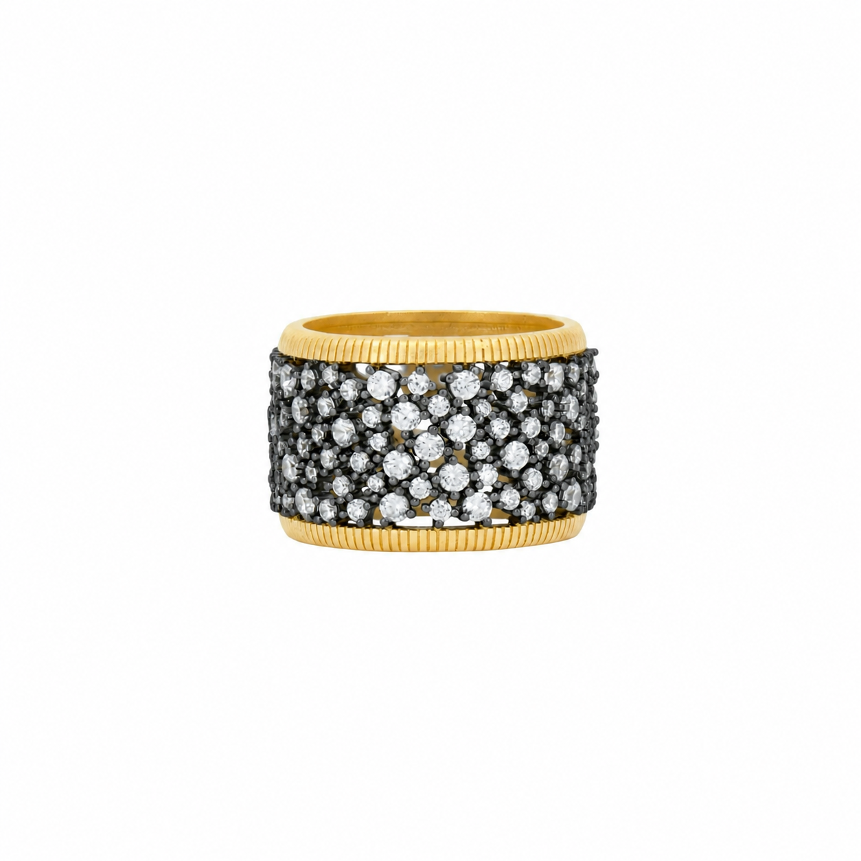 Shining Hope Wide Band Ring