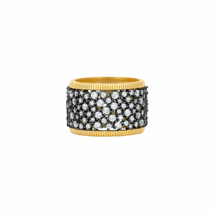 Shining Hope Wide Band Ring
