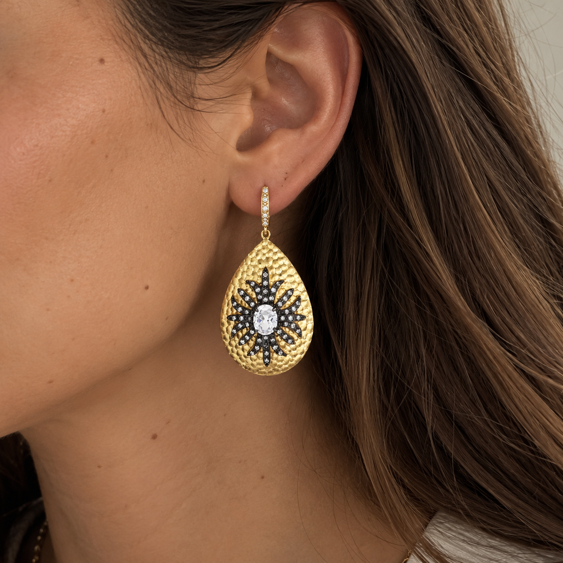 Wildfire Teardrop Earrings