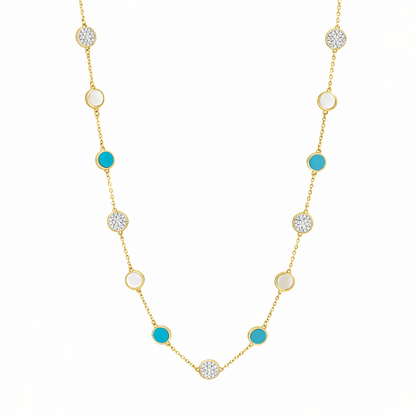 Coastal Disc Necklace - FREIDA ROTHMAN