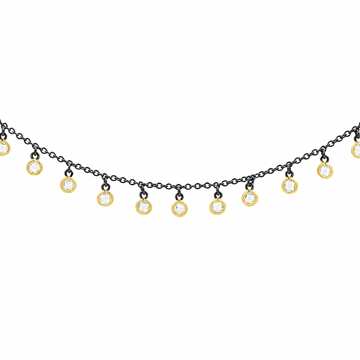 My Daughters Keep Stealing This Bezel Drop Necklace
