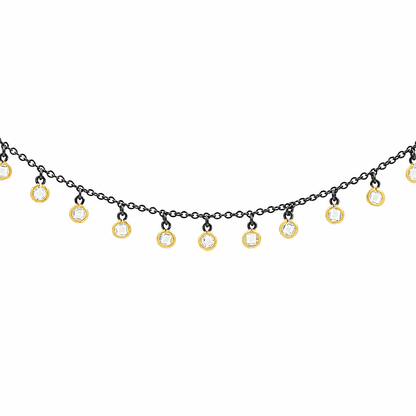 My Daughters Keep Stealing This Bezel Drop Necklace