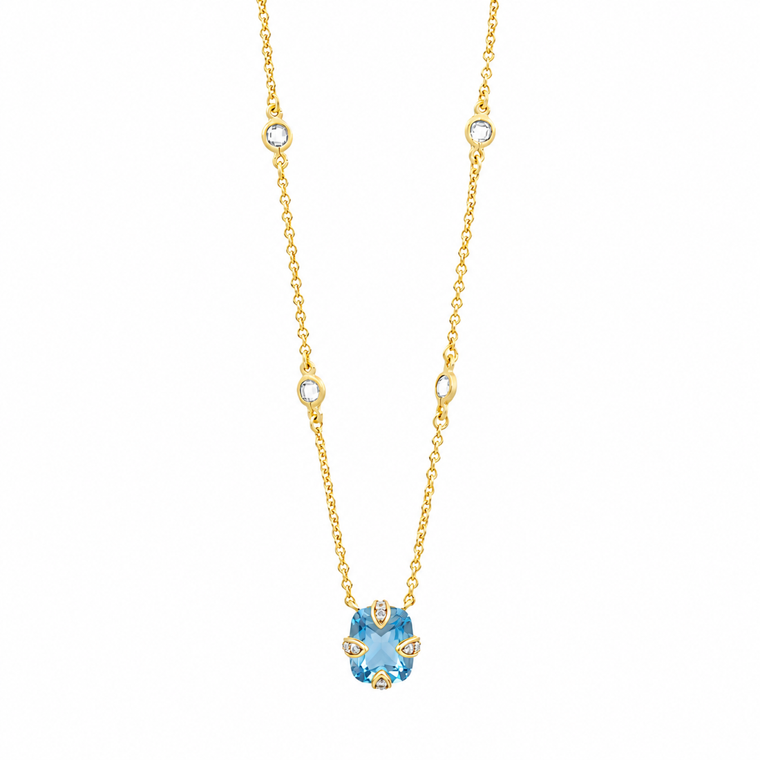 Coastal Hues Short Pendant Necklace