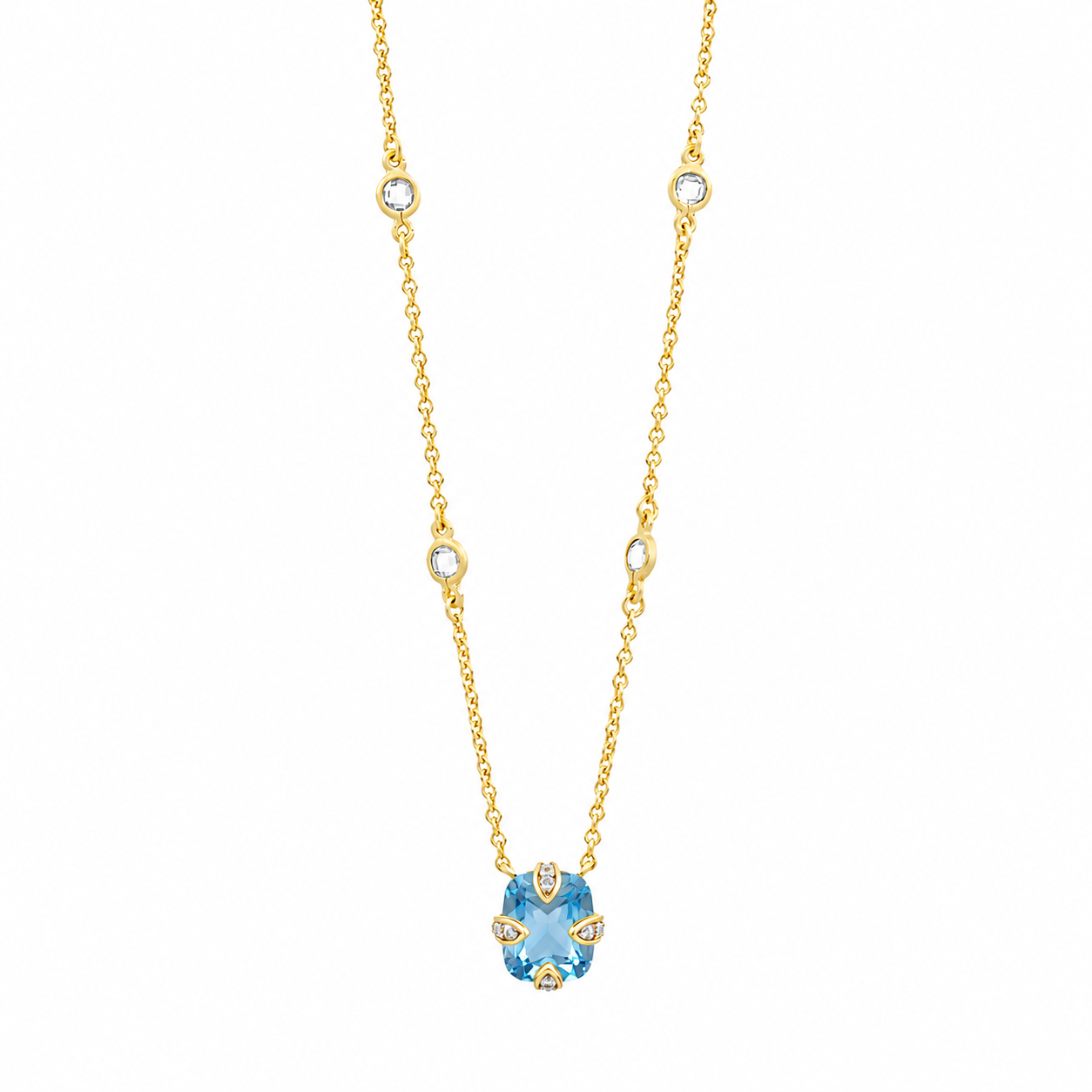 Coastal Hues Short Pendant Necklace