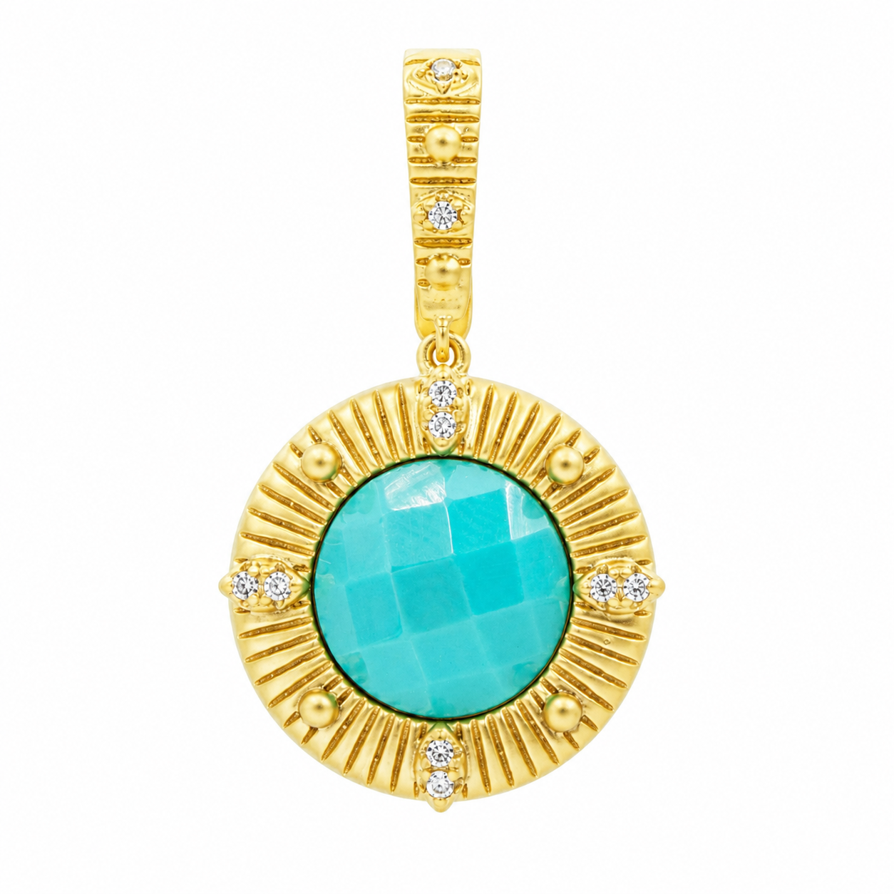 Amazonian Allure Turquoise Pendant