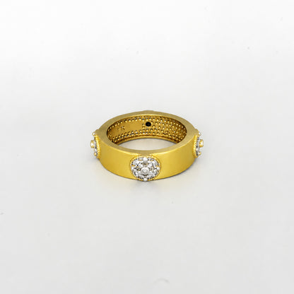 FR Motif Band Ring