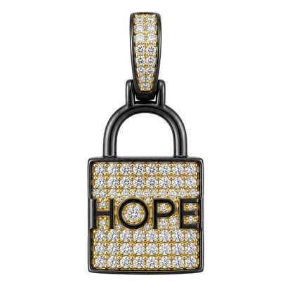 Locked in Hope Pavé Charm