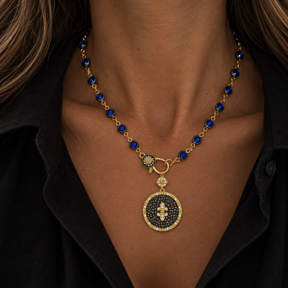 Fleur de Lis Medallion Charm