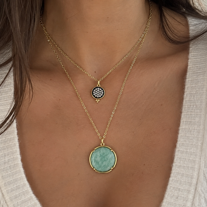 Amazonite Double Drop Necklace