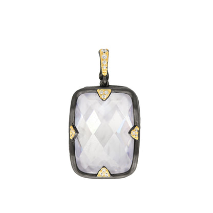 Cushioned Rectangle Rose-Cut Enhancer