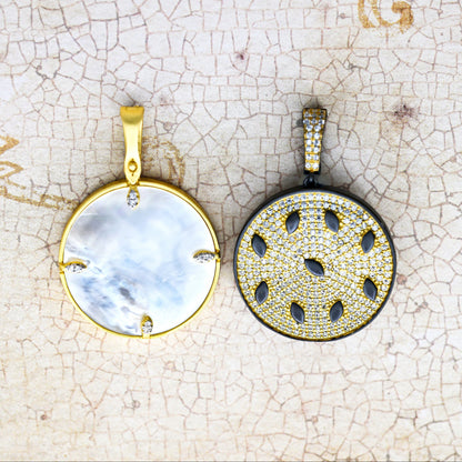 Petals and Pavé Pendant