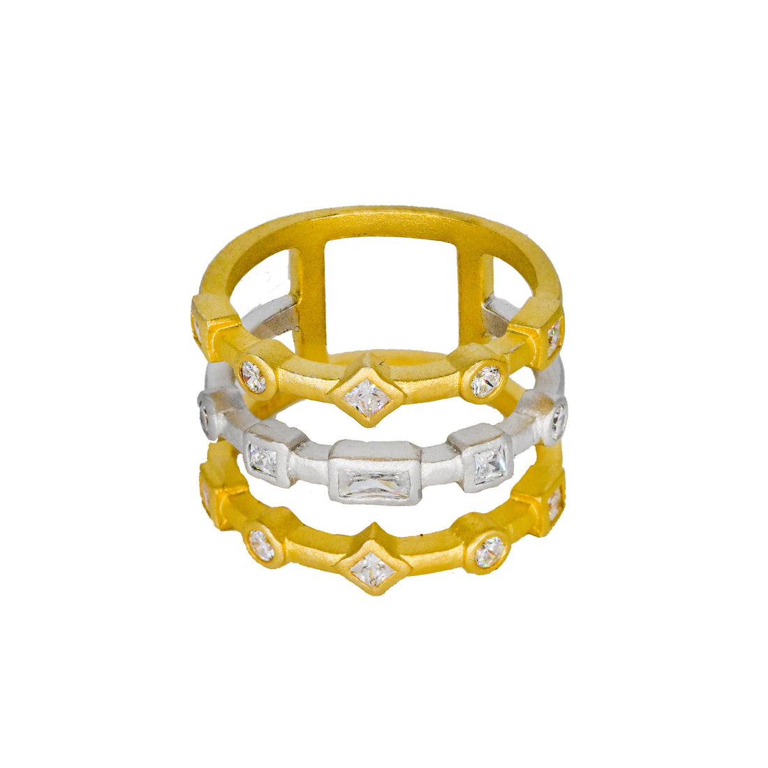 Two-Tone Illusion Ring