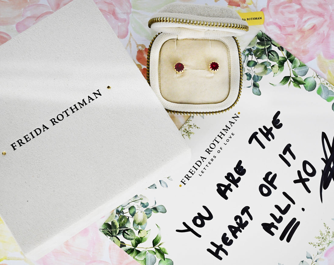 Downtown Lab-Grown Ruby Stud