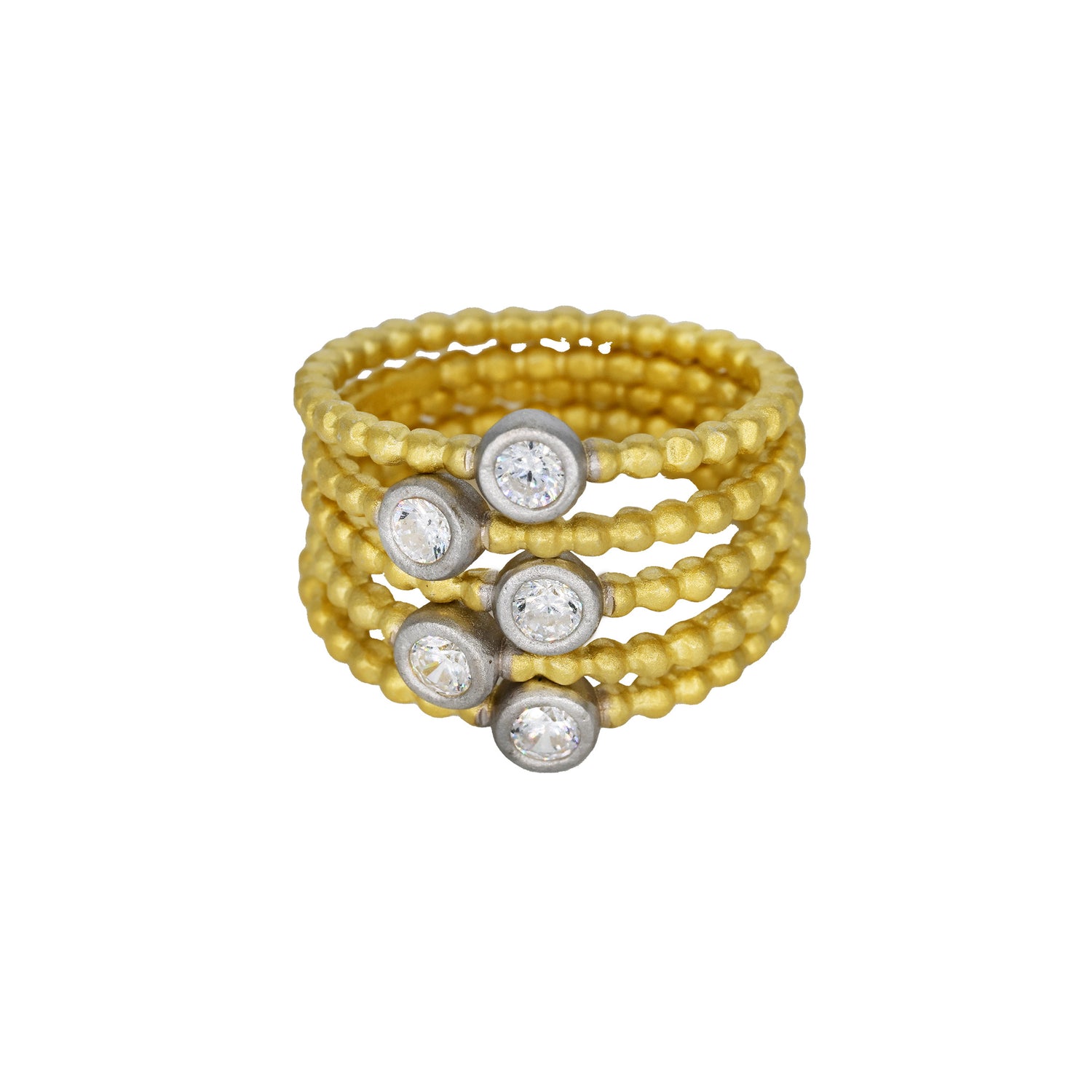 Signature Cityscape Wire 5-Stack Ring