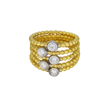 Signature Cityscape Wire 5-Stack Ring