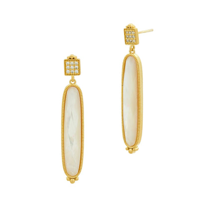 DefaultTitle Amazonian Allure Mother of Pearl Drop Earrings FR Vault EARRING