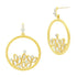 Armor of Hope MOP Cluster Open Hoop Earrings - FREIDA ROTHMAN