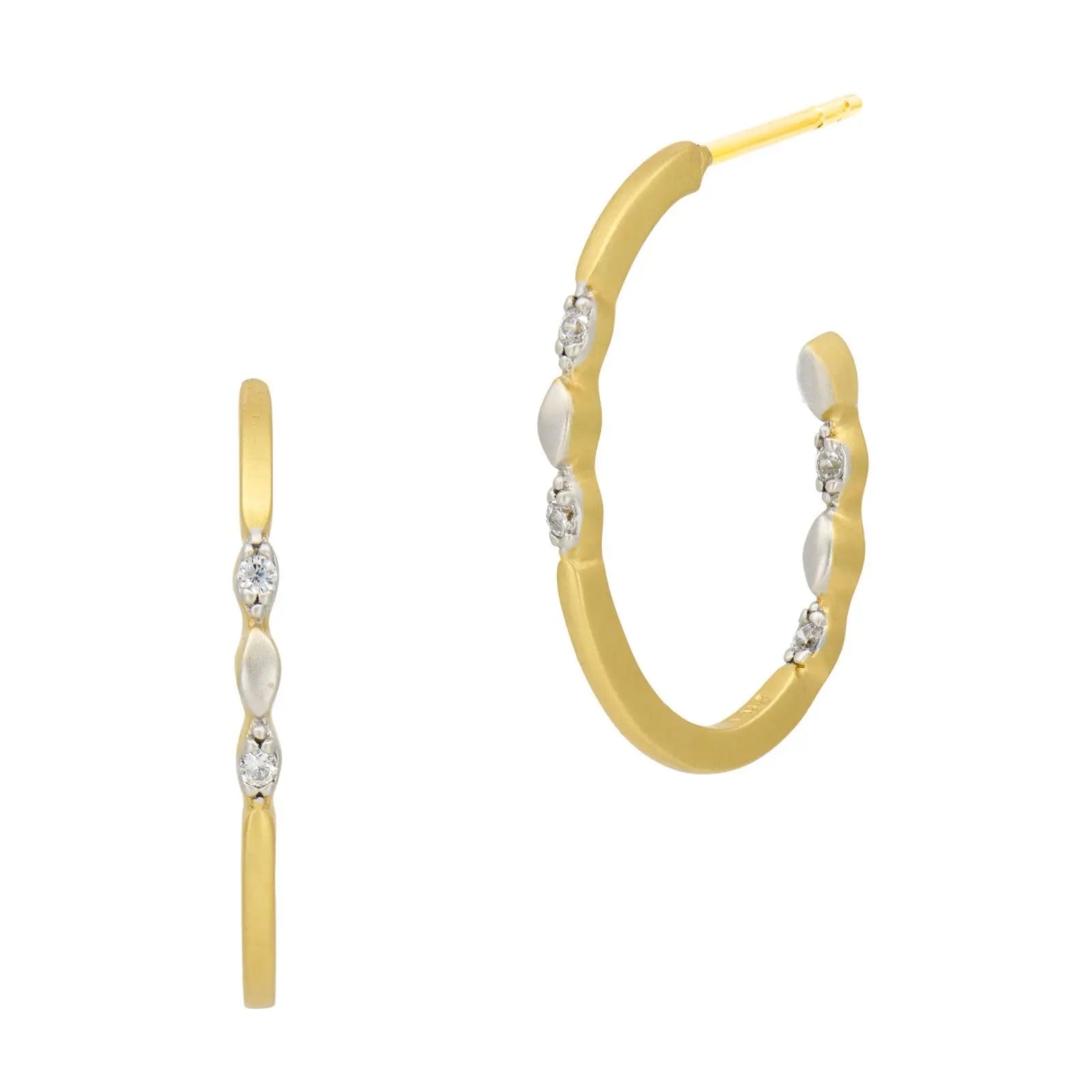  Armor of Hope Mini Hoop FREIDA ROTHMAN EARRING
