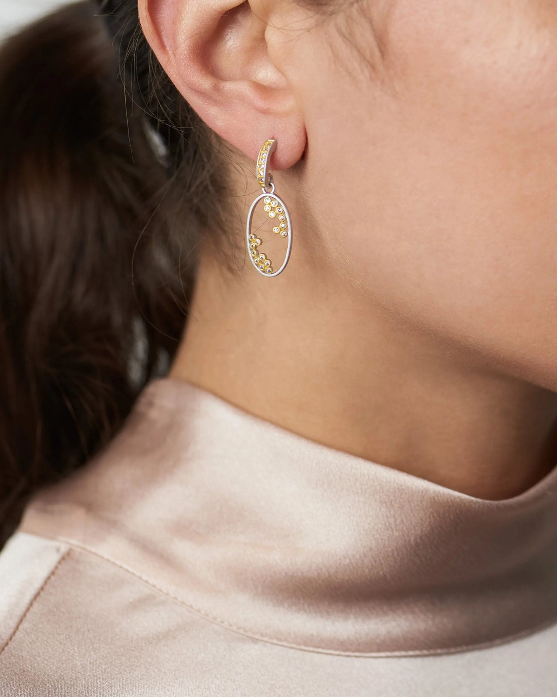  Armor of Hope Small Open Oval Hoop Earrings FR Vault EARRING