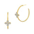 GoldSilver Blossoming Brilliance Hoop Earrings Armor of Hope EARRING