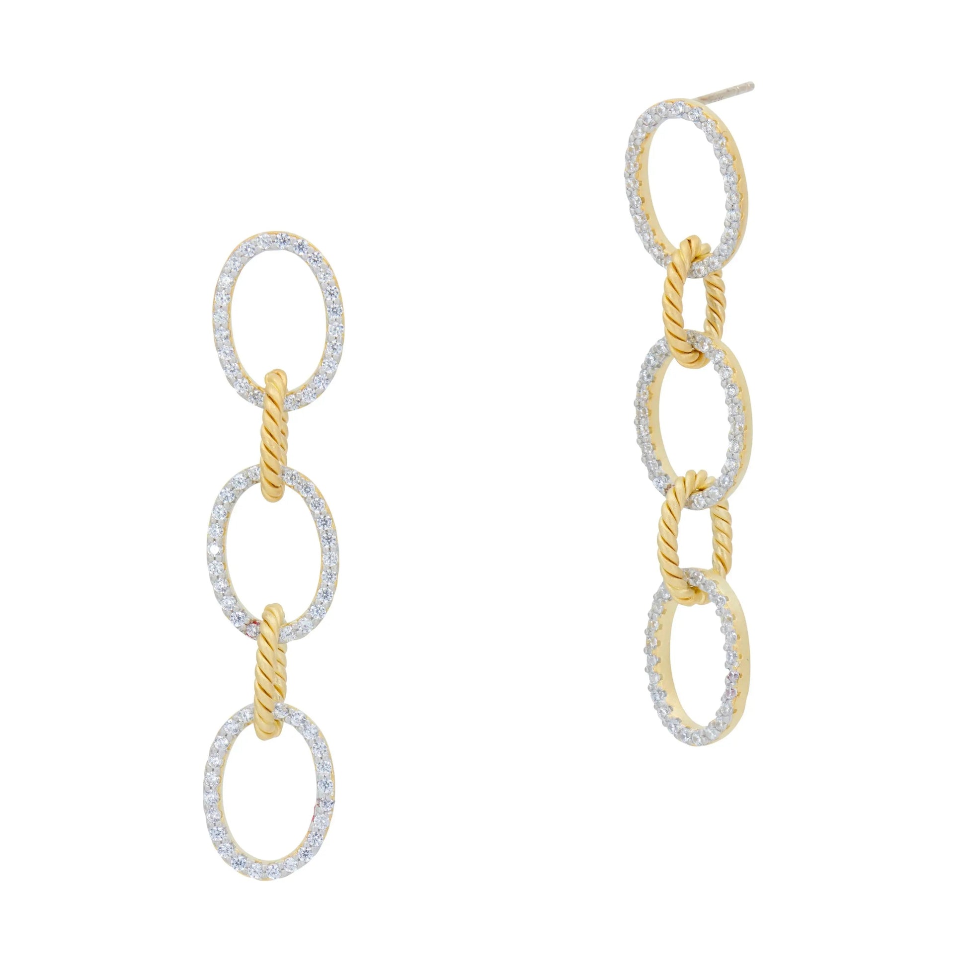  Bright Sky Chain Link Earrings Midnight EARRING