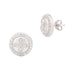 Silver Clover Stud Earrings Signature EARRING