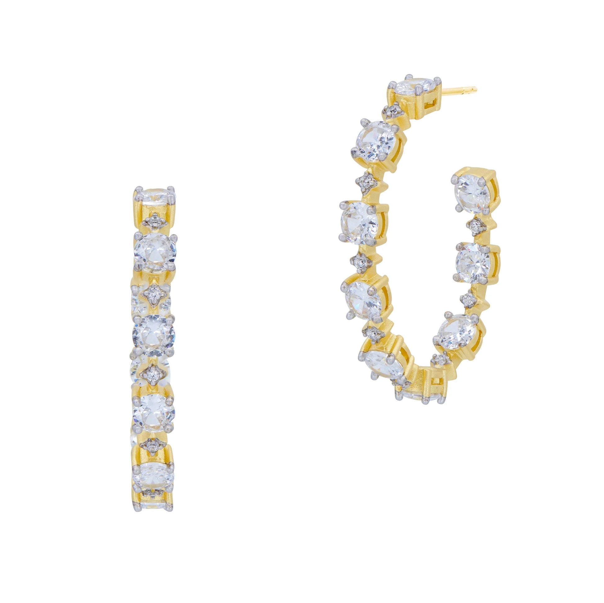  Coastal Stone Hoop Earrings Brooklyn Coast EARRING