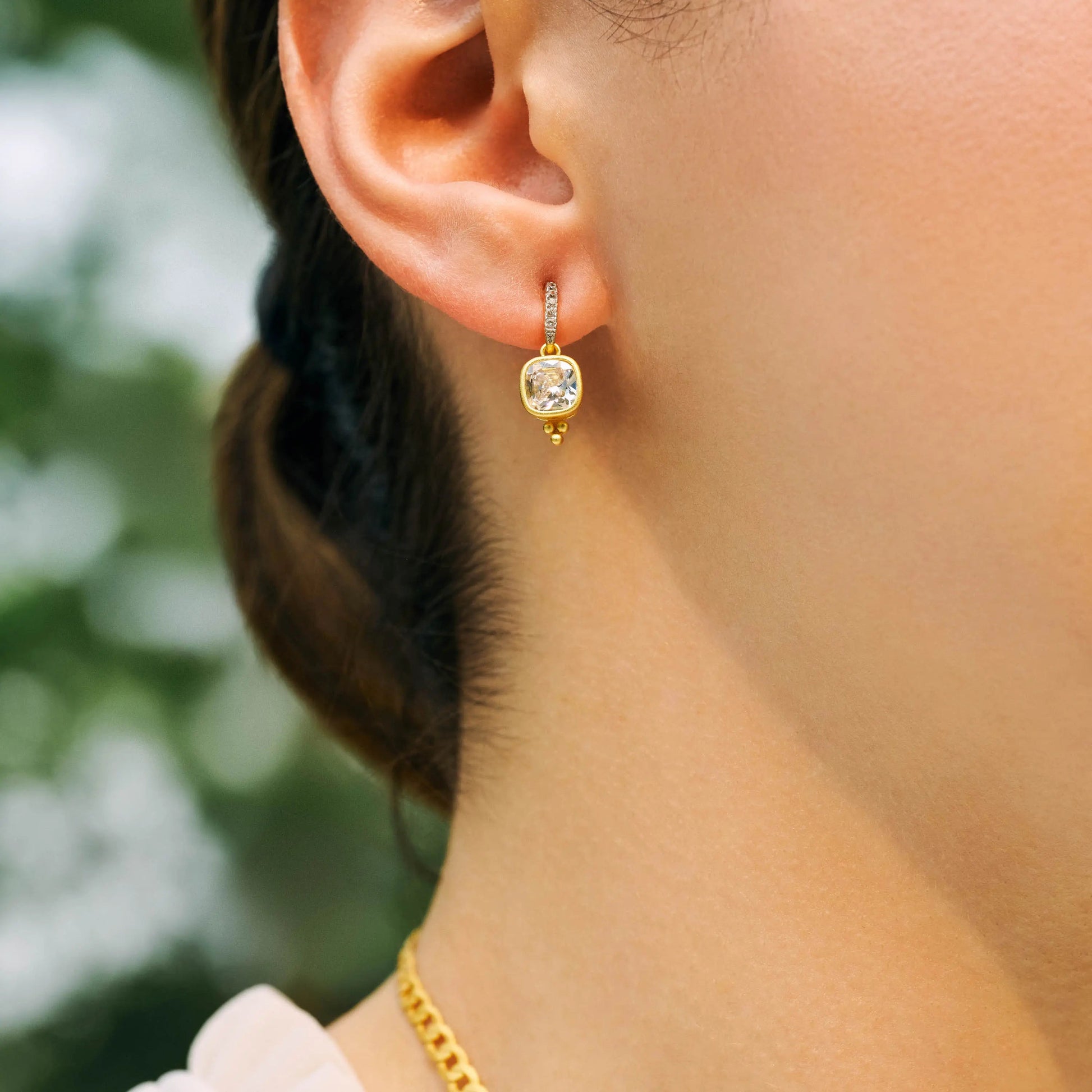  Coastal Stone Mini Drop Earrings Brooklyn Coast EARRING
