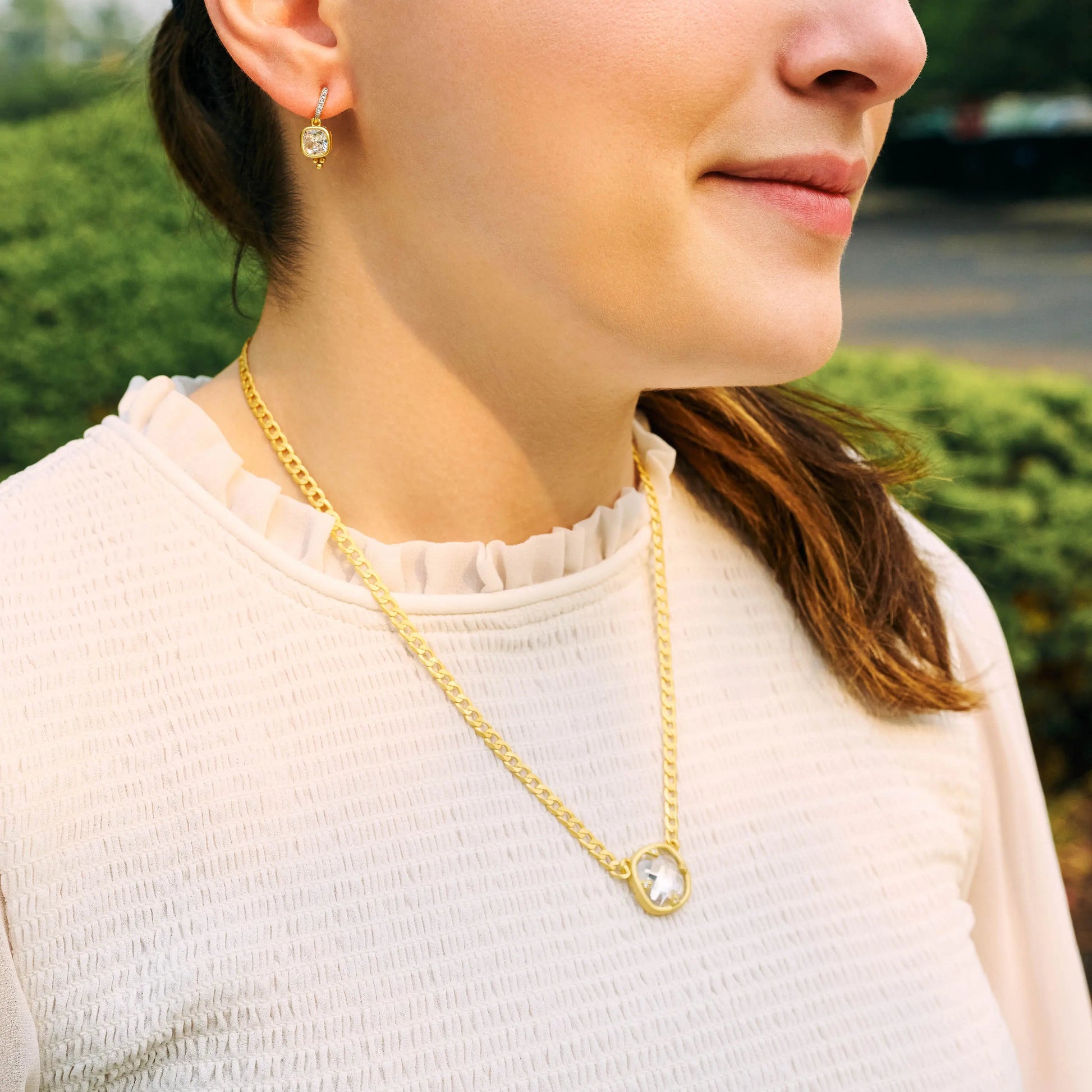  Coastal Stone Mini Drop Earrings Brooklyn Coast EARRING