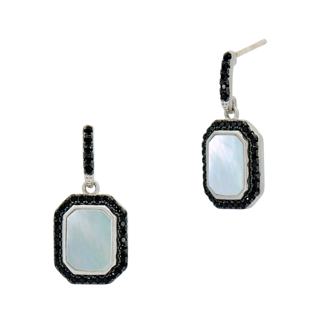  Cobblestone Drop Earrings Industrial Finish EARRING