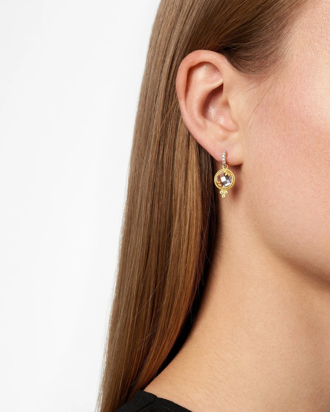 Fleur Bloom Mini Drop Earrings - FREIDA ROTHMAN
