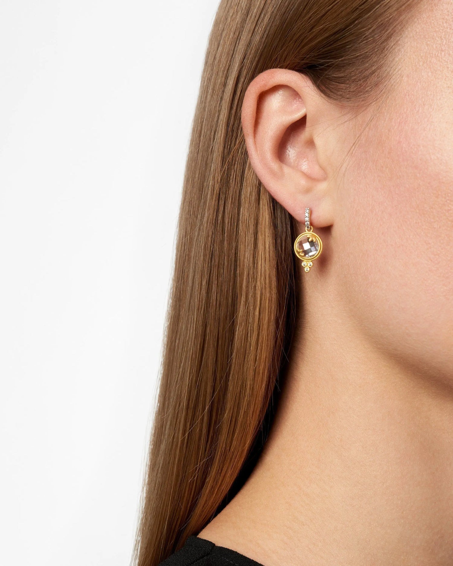 Fleur Bloom Mini Drop Earrings - FREIDA ROTHMAN