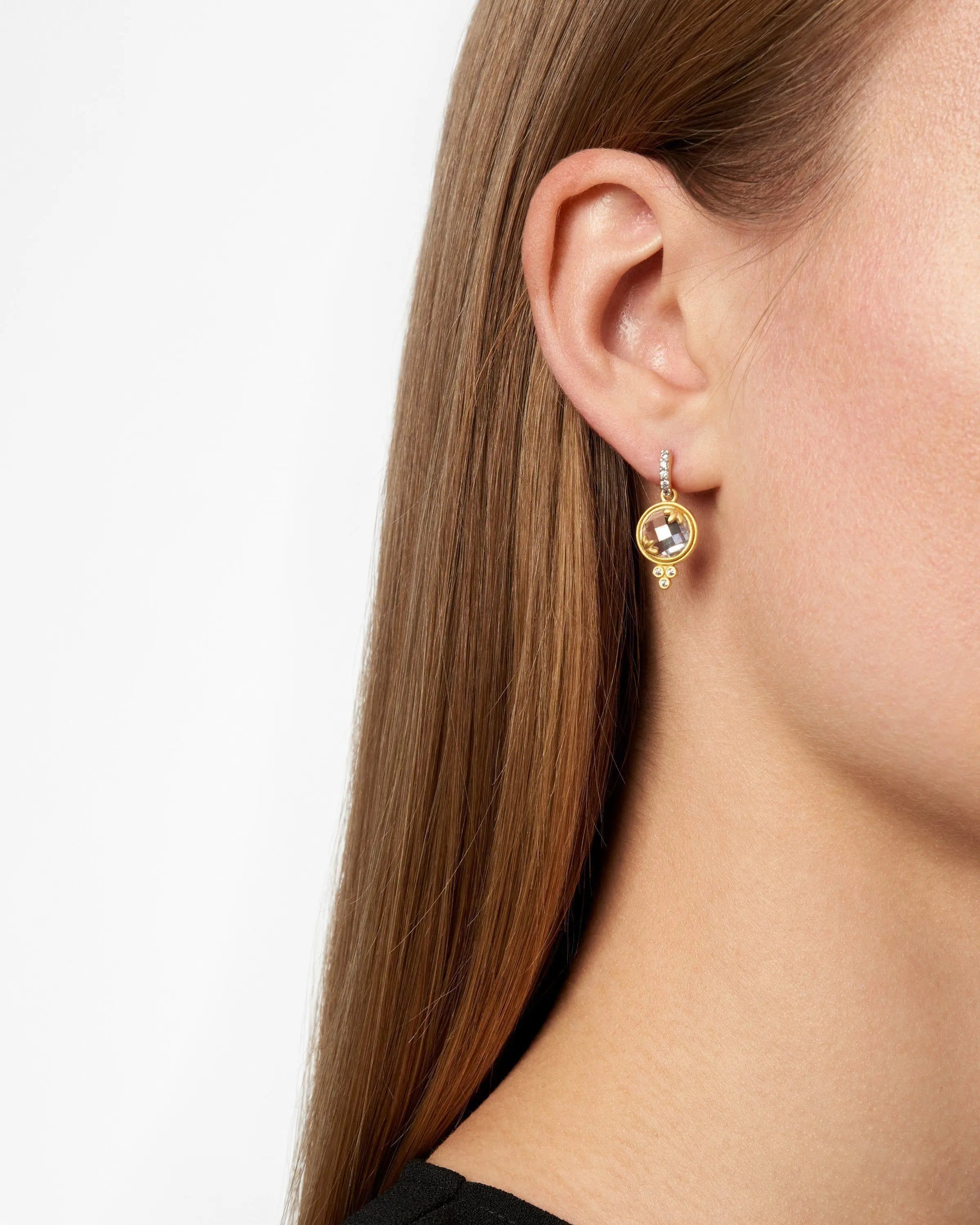 Fleur Bloom Mini Drop Earrings - FREIDA ROTHMAN