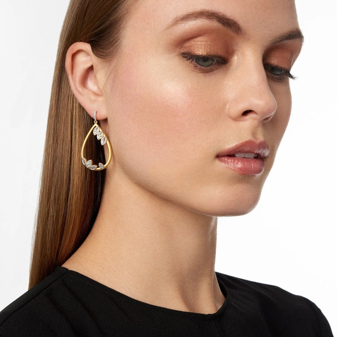 Fleur Bloom Teardrop Earrings - FREIDA ROTHMAN