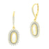 Fleur Bloom Textured Pendant Drop Earrings - FREIDA ROTHMAN
