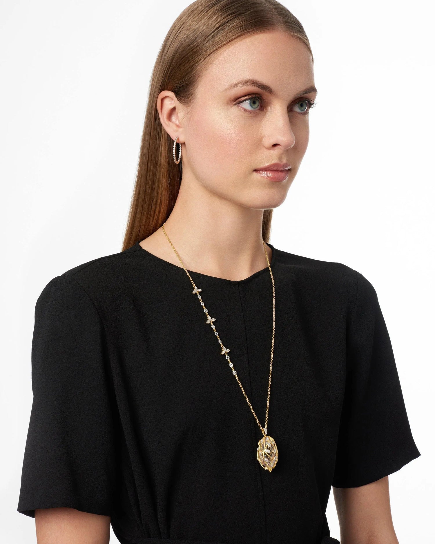 Fleur Bloom Hoop Earring - FREIDA ROTHMAN