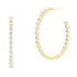 Fleur Bloom Hoop Earring - FREIDA ROTHMAN