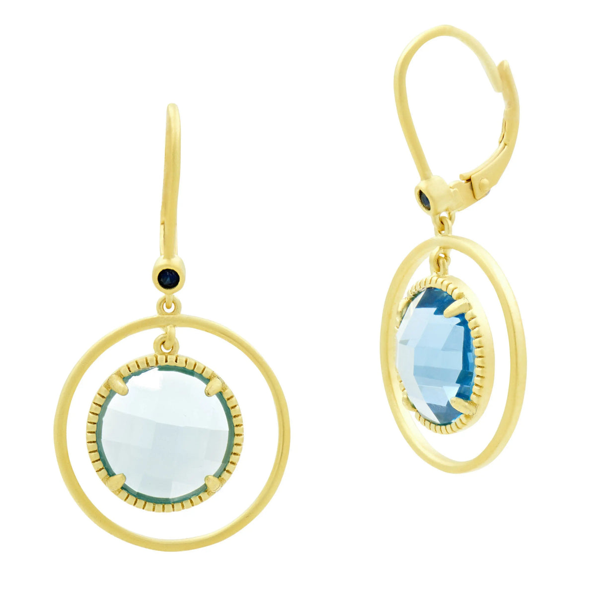 Hoop Earrings - Open Back 