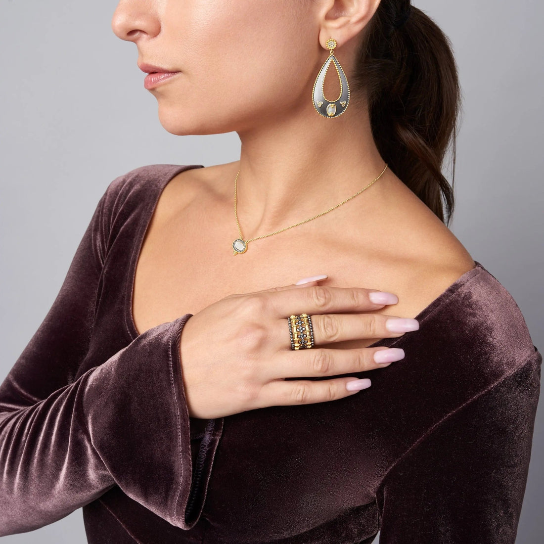 Imperial Teardrop Earrings - FREIDA ROTHMAN