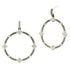 Industrial Finish 4 Point Open Hoop Drops - FREIDA ROTHMAN