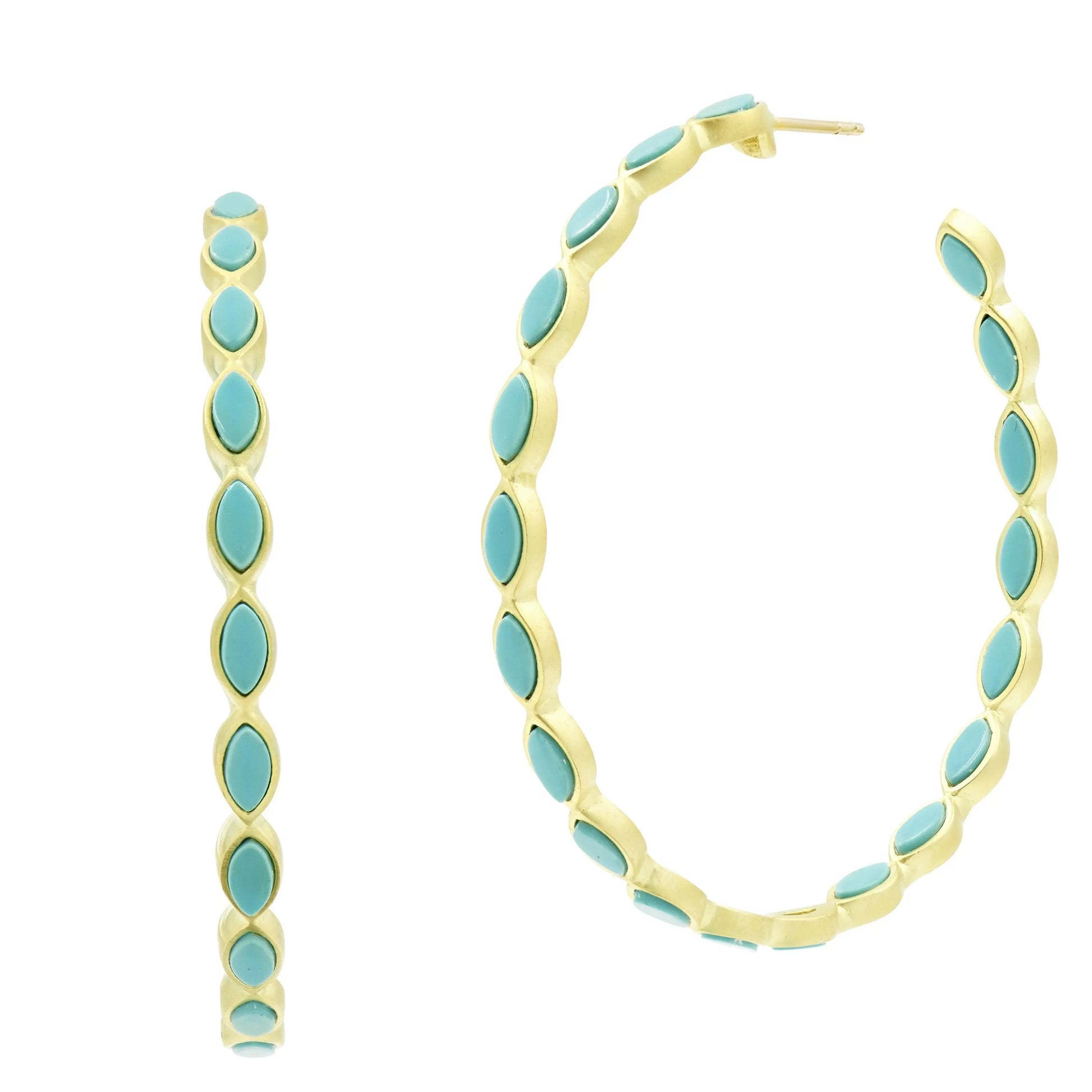 TurquoiseLarge Life of the Party FREIDA ROTHMAN EARRING