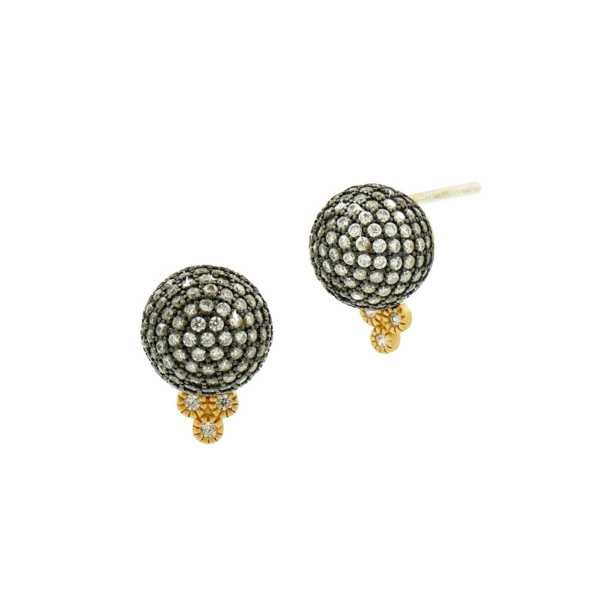 Pavé Ball Stud Earrings FREIDA ROTHMAN
