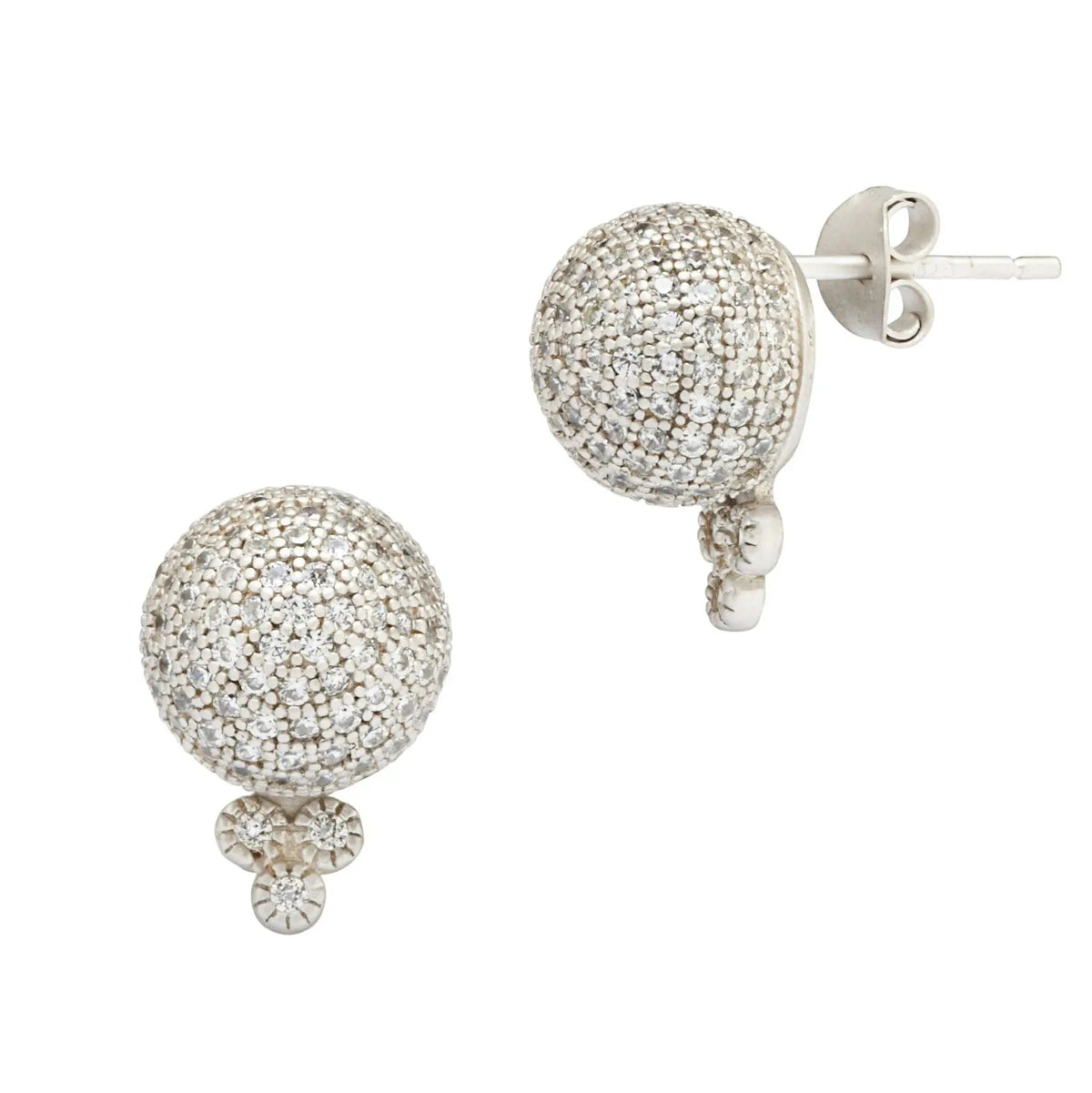 Pavé Ball Stud Earrings FREIDA ROTHMAN