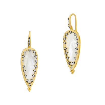 GoldBlack Perennial Armor Drop Earring Armor of Hope EARRING